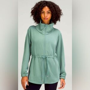 Lululemon Softstreme Cinch-Waist Jacket - Tidewater Teal Size 10